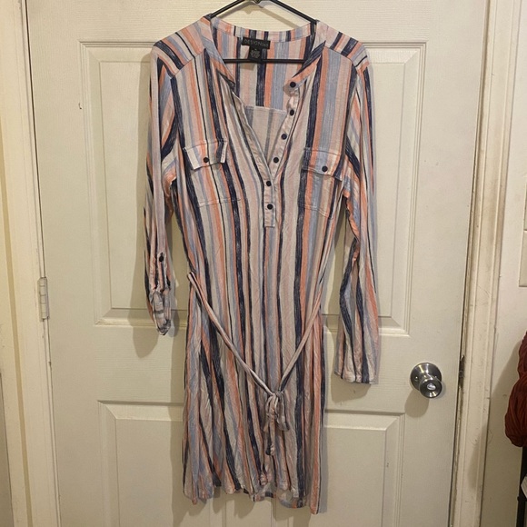 ***3/$15***Design 365 Striped Dress Sz XL - Picture 1 of 4